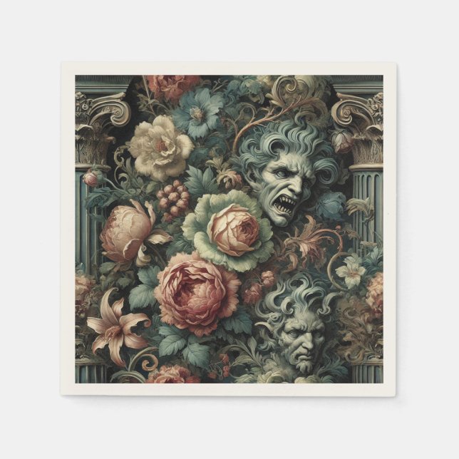 ⚰️ Der Trauer-Rat – Gothic Victorian Serviette (Vorderseite)