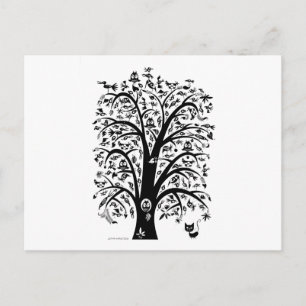 Der Traum der Katze Postkarte