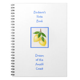 Der Traum der Küste von Amalfi - CUSTOM Notizblock