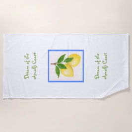 Der Traum der Küste von Amalfi Strandtuch