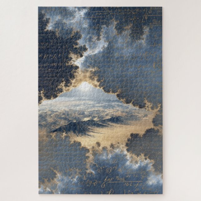 Der Traum des Architekten: Himmelslandschaft-Puzzl (Vertikal)