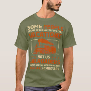 Der Traum des Bahnhofs für einen Eisenbahn- und Zu T-Shirt
