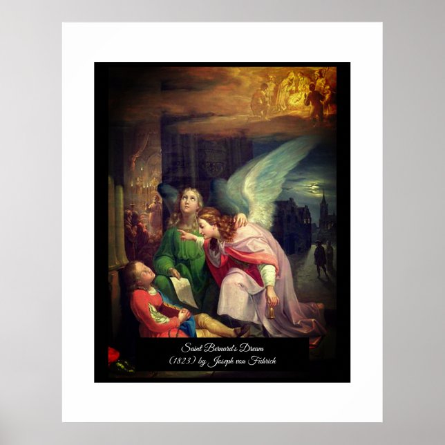 Der Traum des Heiligen Bernard Poster (Vorne)
