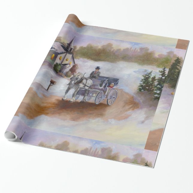 Der Traum des Winters Geschenkpapier (Ungerollt)