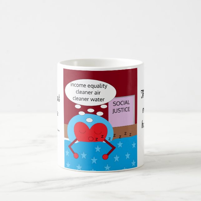 Der Traum einer besseren Welt: Kaffeetasse (Mittel)