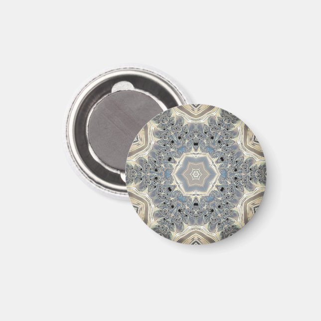 Der Traum eines Fraktals Magnet (Vorderseite/Rückseite)