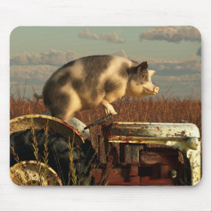 Der Traum eines Schweins Mousepad