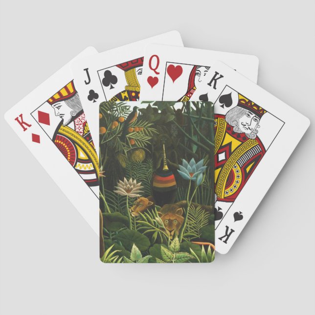 Der Traum, Henri Rousseau, eine schöne Kunst Spielkarten (Rückseite)