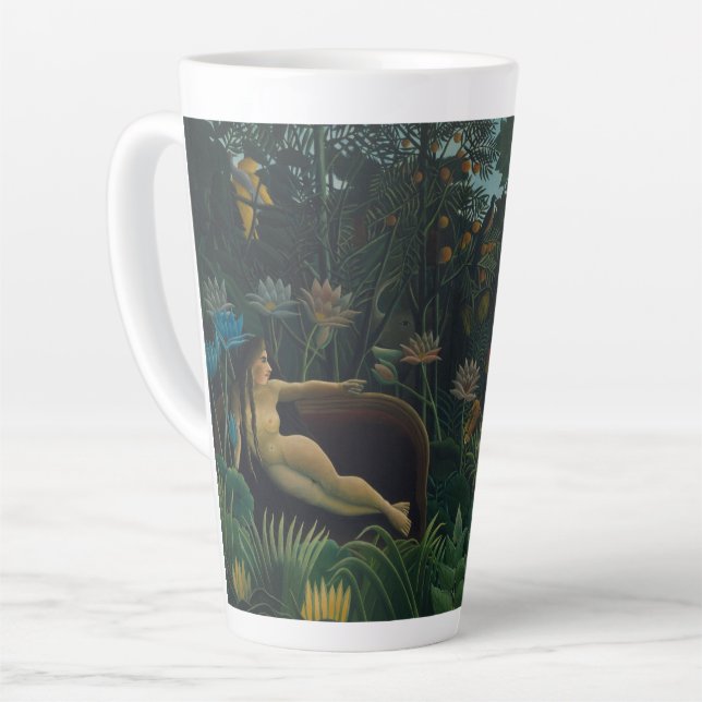 Der Traum (Le Reve Exotique) von Henri Rousseau Milchtasse (Linke Ecke)