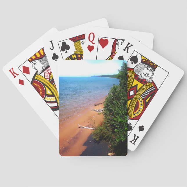 Der Traum vom Lake Michigan Spielkarten (Rückseite)