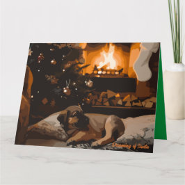 Der Traum vom Weihnachtsmann Karte