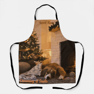 Der Traum vom Weihnachtsmann Schürze
