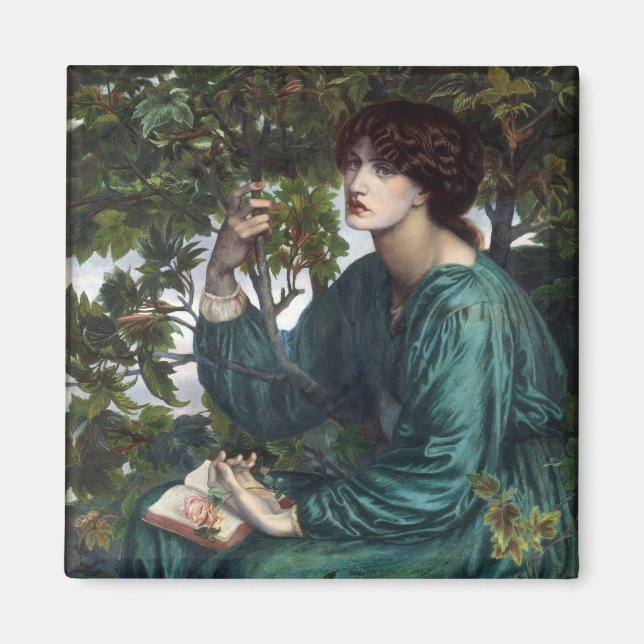 Der Traum von Dante Gabriel Rossetti Magnet (Vorne)