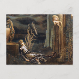 Der Traum von Launcelot Postkarte