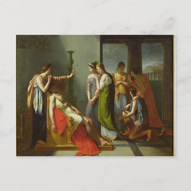 Der Traum von Orestes Postkarte (Vorderseite)