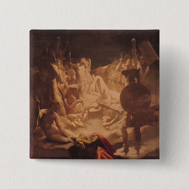 Der Traum von Ossian, 1813 Button (Vorderseite)