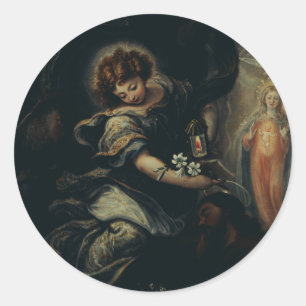 Der Traum von Saint Joseph Runder Aufkleber