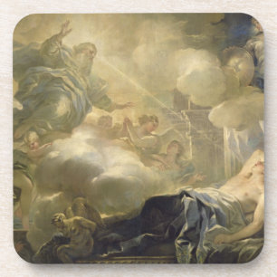 Der Traum von Solomon, c.1693 (Öl auf Leinwand) Untersetzer