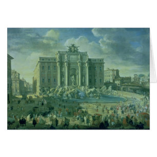 Der Trevi-Brunnen in Rom, 1753-56