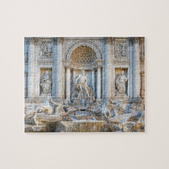 Der Trevi-Brunnen (italienisch: Fontana di Trevi)  (Horizontal)