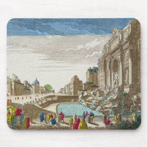 Der Trevi-Brunnen, Rom Mousepad