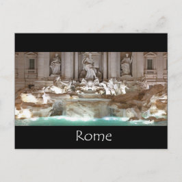 Der Trevi-Brunnen - Rom Postkarte