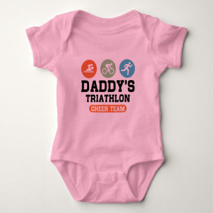 Der Triathlon-Beifall-Team des Vatis Baby Strampler