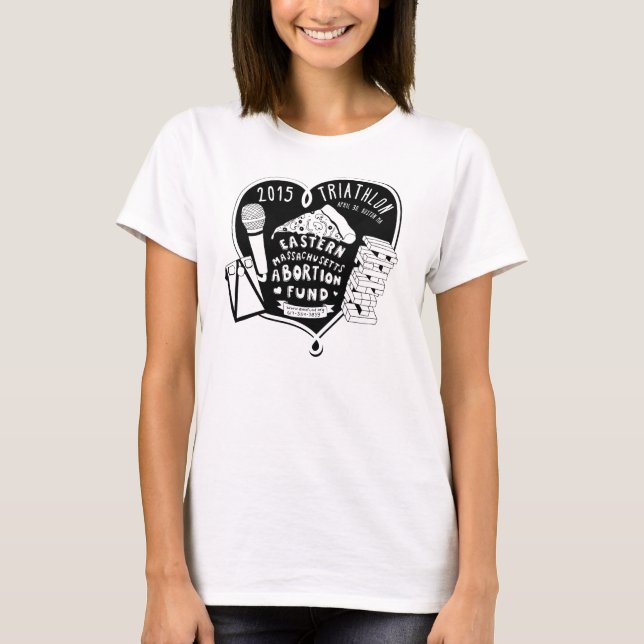 Der Triathlon T 2015 Frauen (anderes redet T-Shirt (Vorderseite)