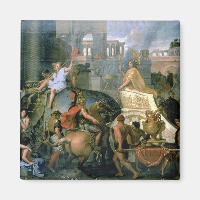 Der Triumph Alexanders oder der Eingang Alexas Magnet (Vorne)