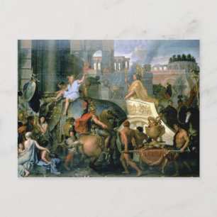Der Triumph Alexanders oder der Eingang Alexas Postkarte