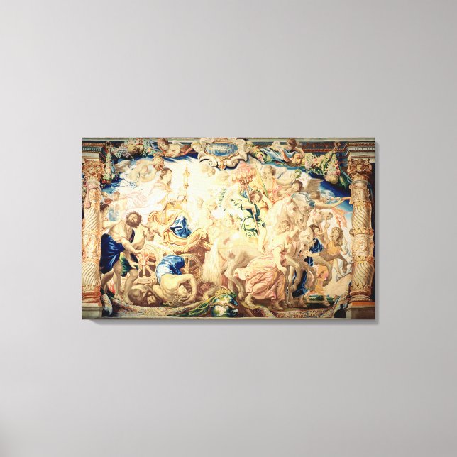 Der Triumph der Eucharistin Leinwanddruck (Vorderseite)