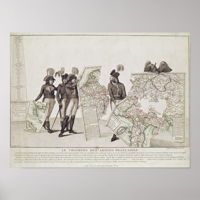 Der Triumph der französischen Armee Poster (Vorne)