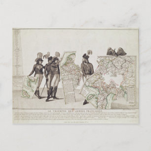 Der Triumph der französischen Armee Postkarte