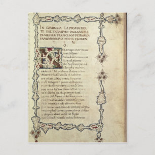 Der Triumph der Liebe Postkarte