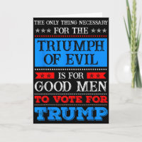 Der Triumph des Bösen Anti Trump