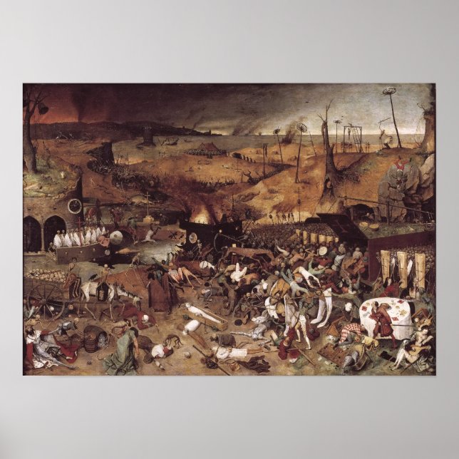 Der Triumph des Todes durch Peter Bruegel Poster (Vorne)