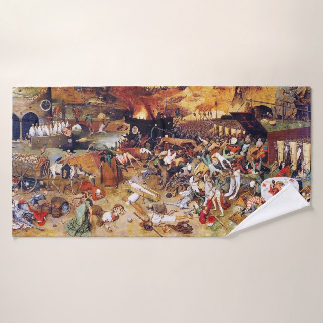 Der Triumph des Todes, Pieter Bruegel Badehandtuch (Badehandtuch)