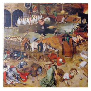 Der Triumph des Todes, Pieter Bruegel Fliese
