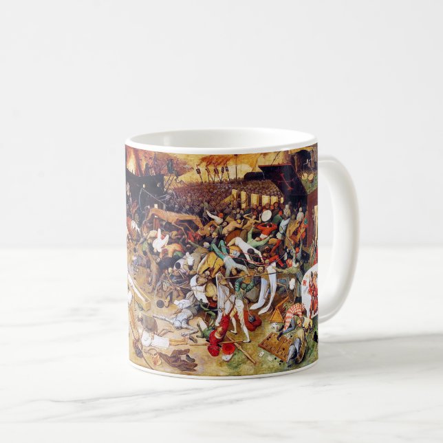 Der Triumph des Todes, Pieter Bruegel Kaffeetasse (VorderseiteRechts)