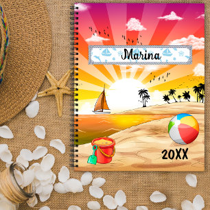 Der tropische Strand des ewigen Sommers Planer