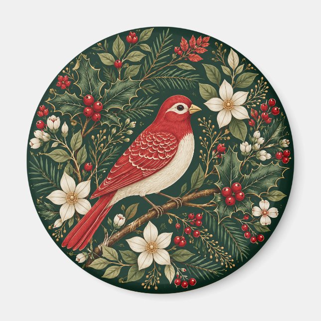 Der Trost des Winter-Singvogels Magnet (Vorne)