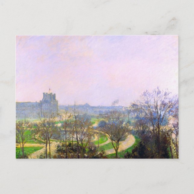 Der Tuileriengarten von Camille Pissarro Postkarte (Vorderseite)