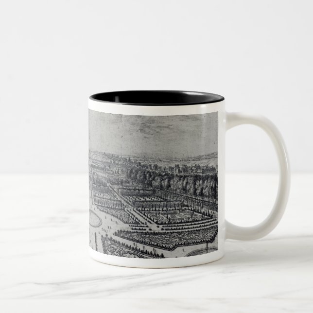 Der Tuileries Garten Zweifarbige Tasse (Rechts)