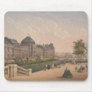 Der Tuileries Palace, Paris, Frankreich Lithograph Mousepad