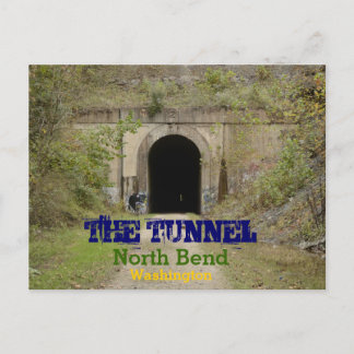 Der Tunnel North Bend Washington Postkarte