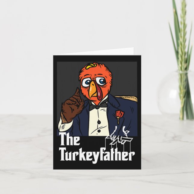 Der türkische Erntedank Day Fun Meme Fall A Karte (Vorderseite)