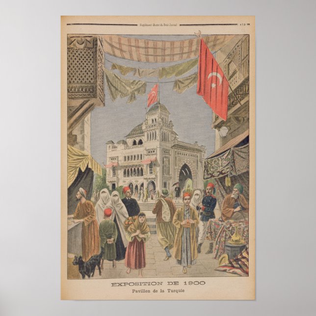 Der türkische Pavillon im Universellen Poster (Vorne)
