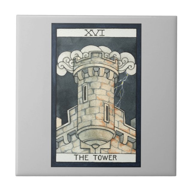 Der Turm Fliese (Vorderseite)