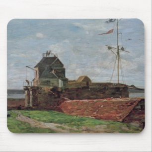 Der Turm Francois Ier bei Le Havre, 1852 Mousepad