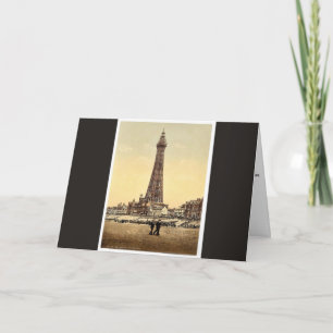 Der Turm, Klassiker Photochrom Blackpools, England Karte
